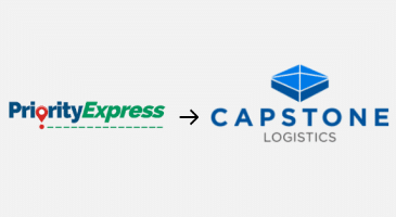 priority express logo and capstone logo