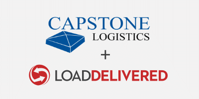 capstone logistics and LoadDelivered logos