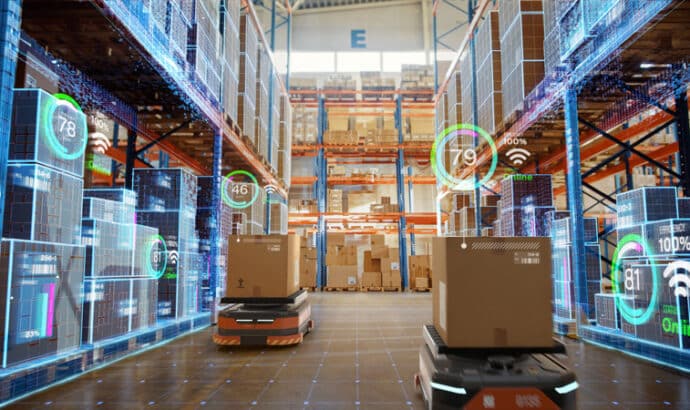 Technology, AI, and automation in warehouse